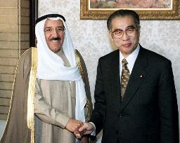 Obuchi meets Kuwaiti first deputy premier